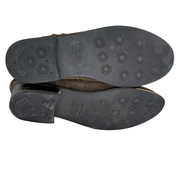 Thursday Boots Duchess Chelsea Boots Dark Olive Suede Women's Size 10.5 Ankle - Picture 7 of 8